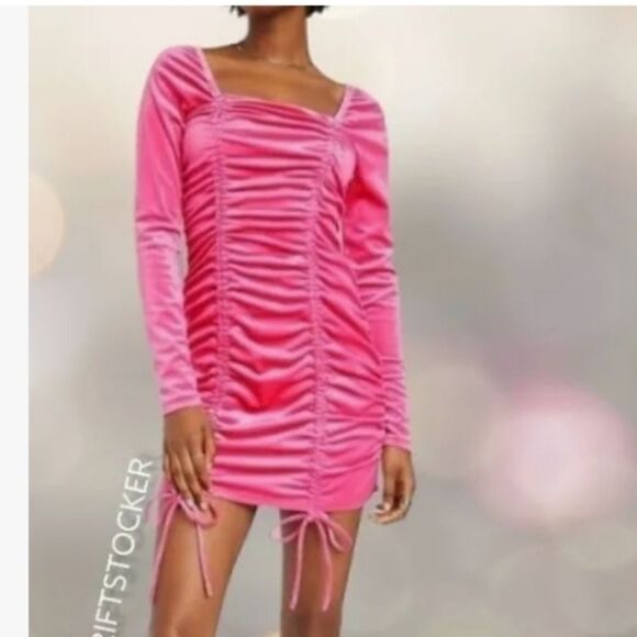 Wild Fable pink ruched dress xs - Picture 7 of 10